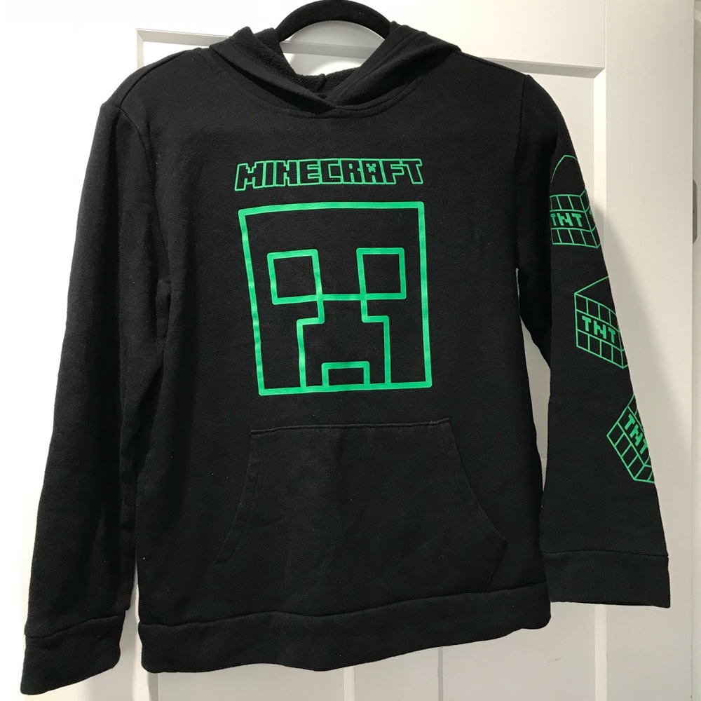 19. Black Minecraft Creeper Hoodie $8